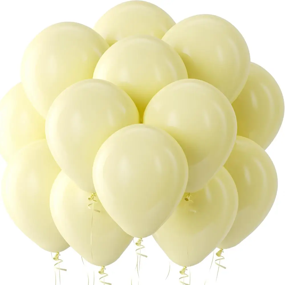 Light Yellow, 12inch 20pcs