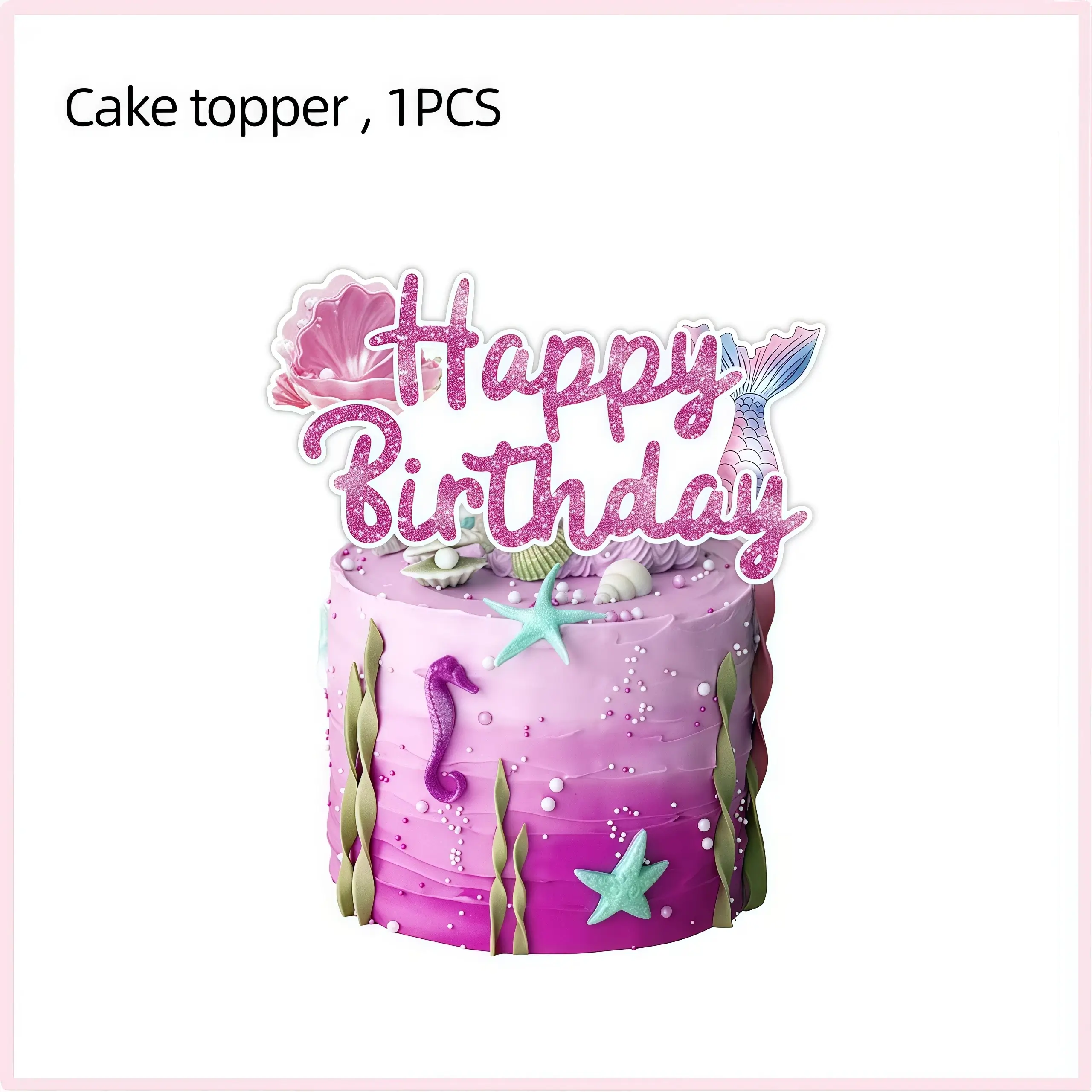 1pcs cake topper, other