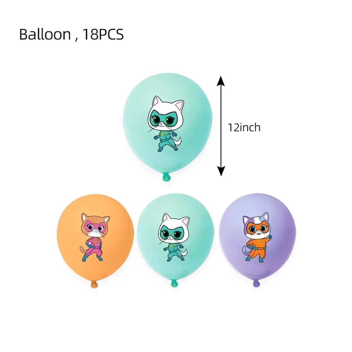 18pcs balloons, others