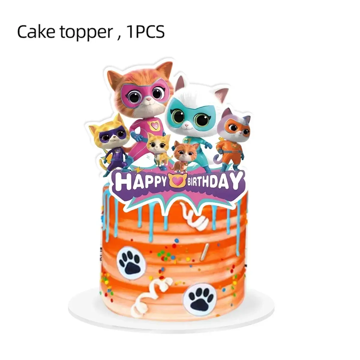 1pcs cake topper, others