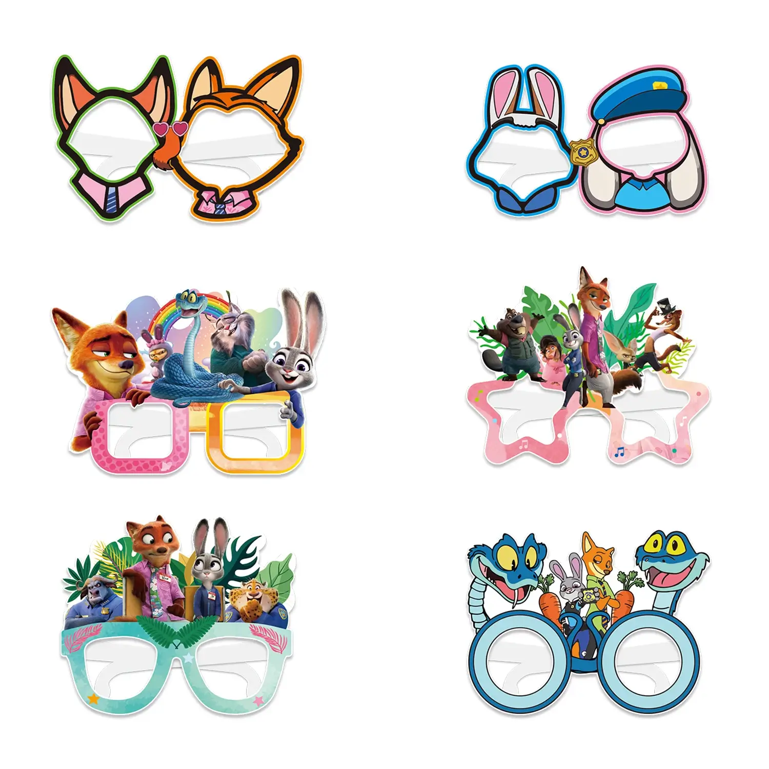 12pcs Paper Glasses