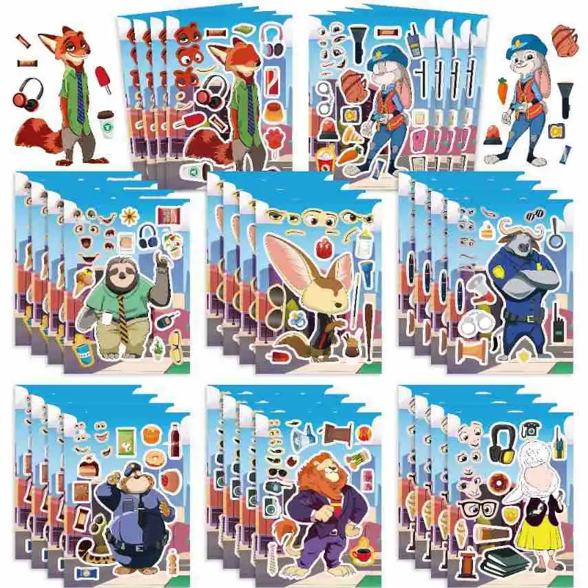 8pcs Stickers