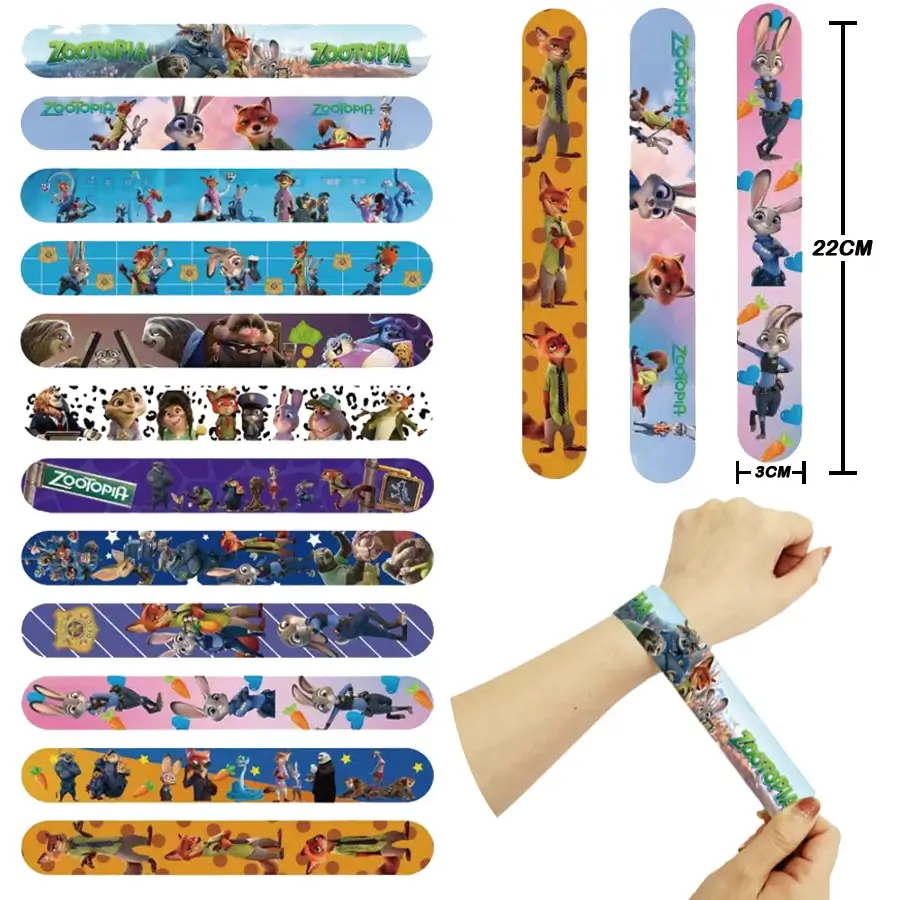 12pcs Slap Bracelet