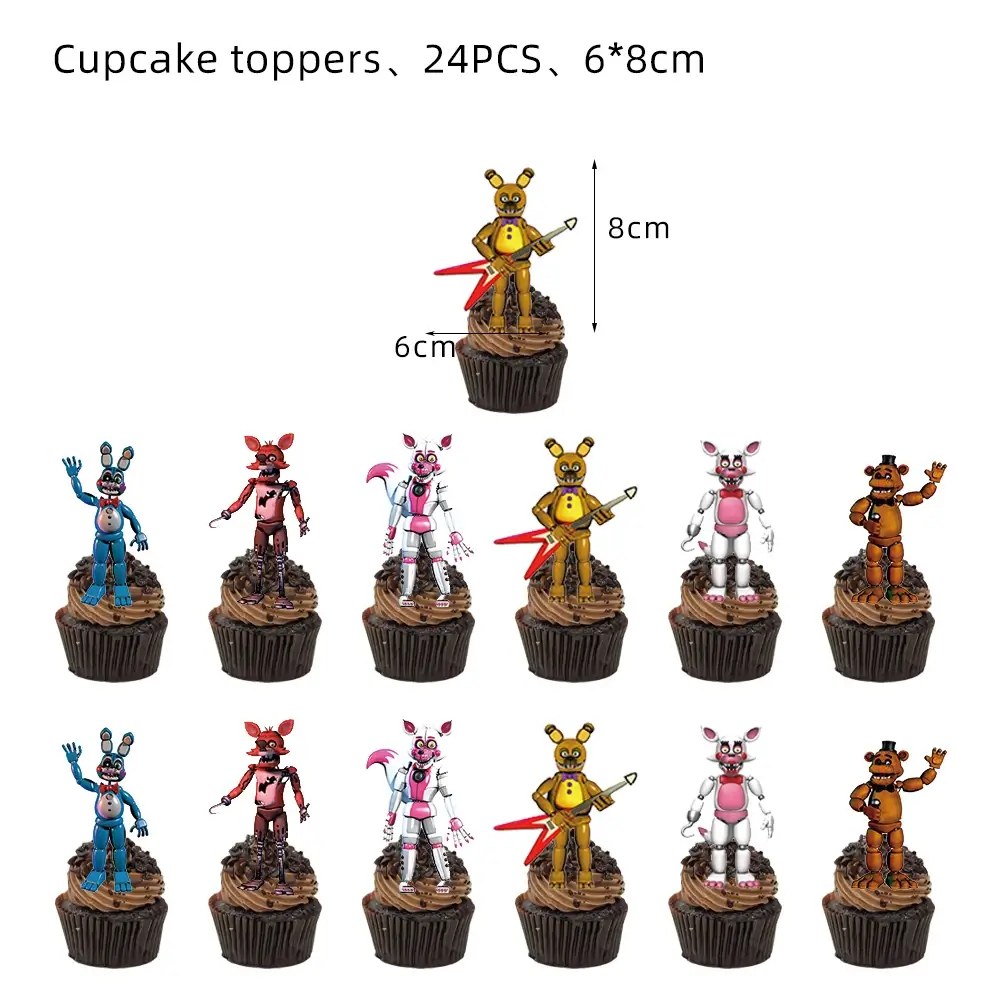 FNAF Five Nights Freddyed Birthday Party Decoratio