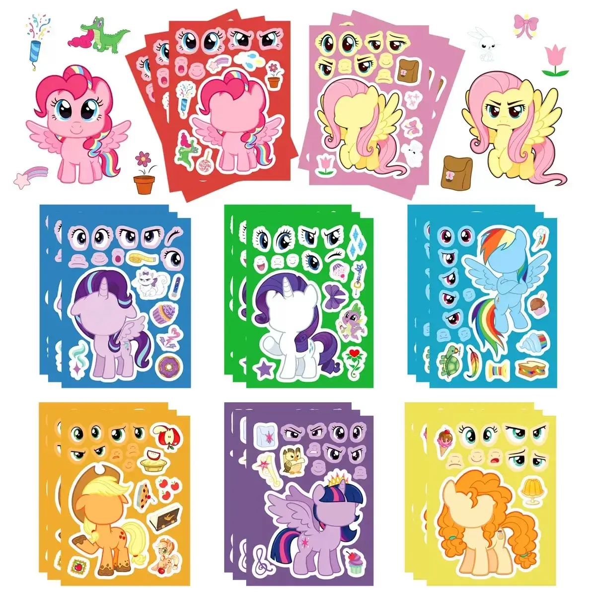 8pcs face sticker