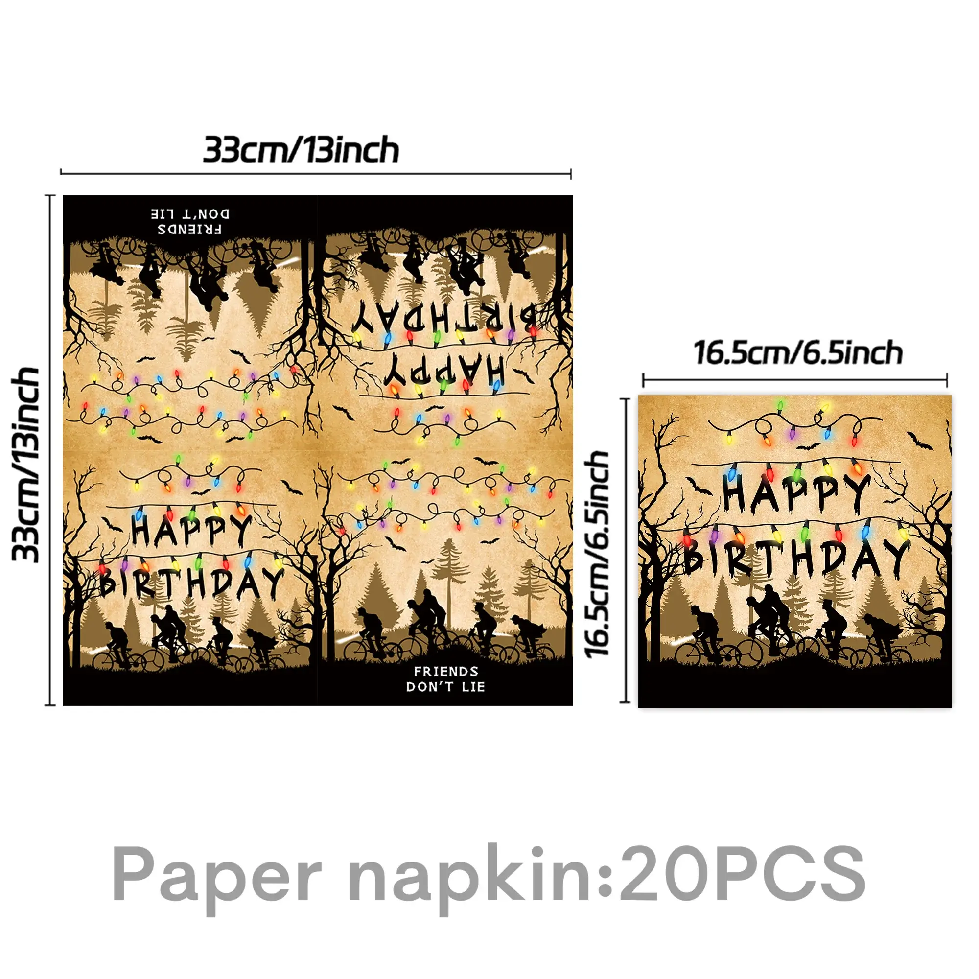 napkin-20pcs, as shown