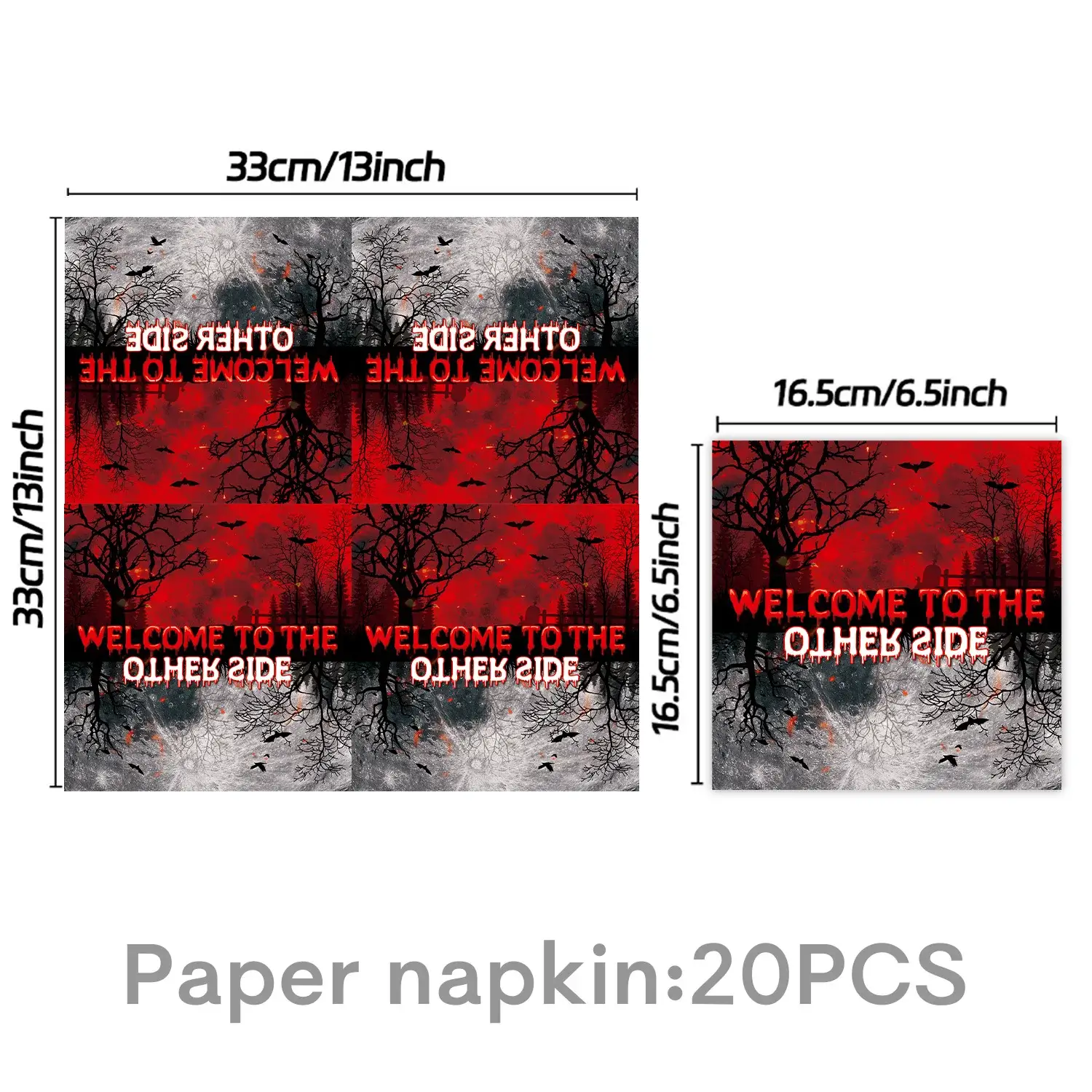 napkin-20pcs, as shown