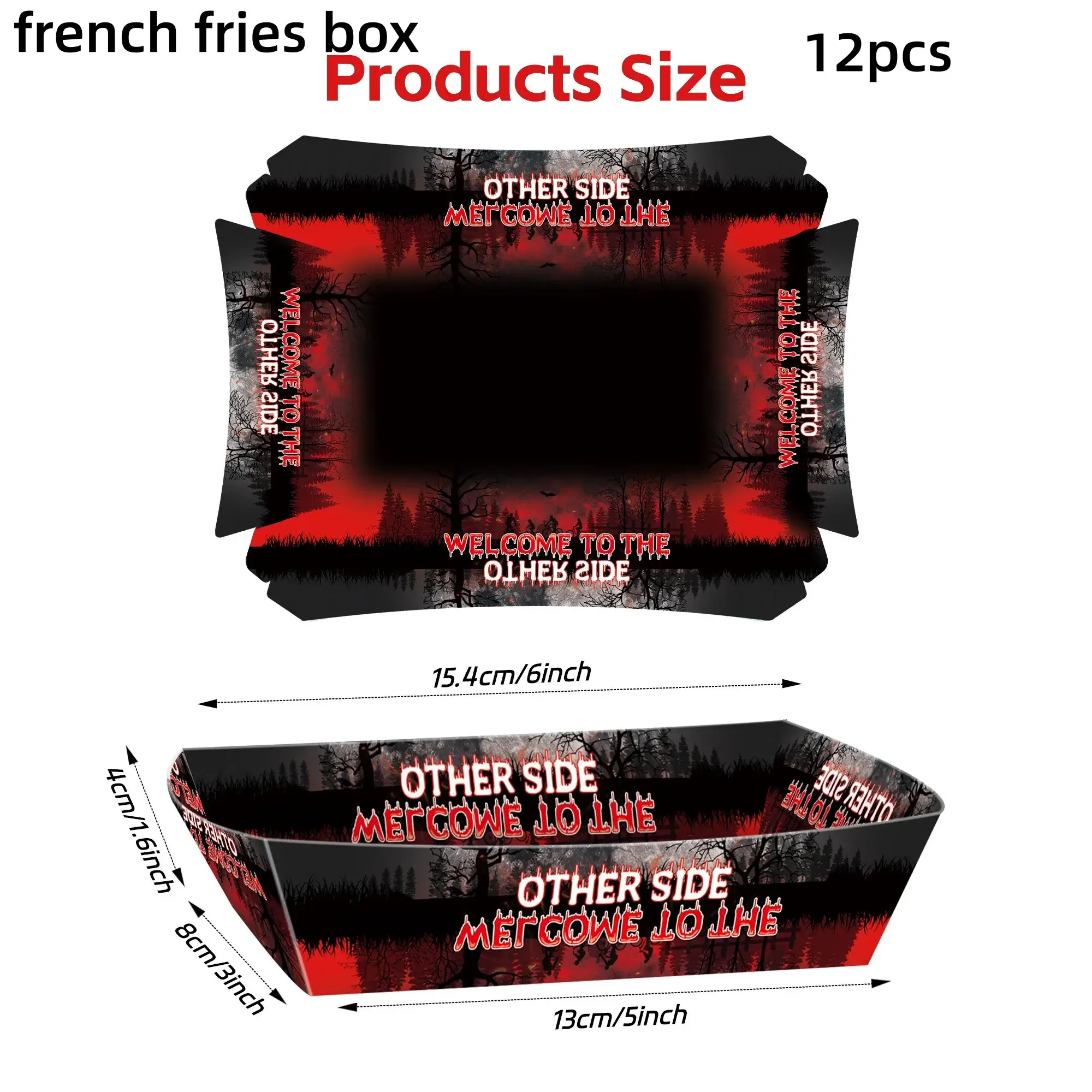 fries box-12pcs, as shown