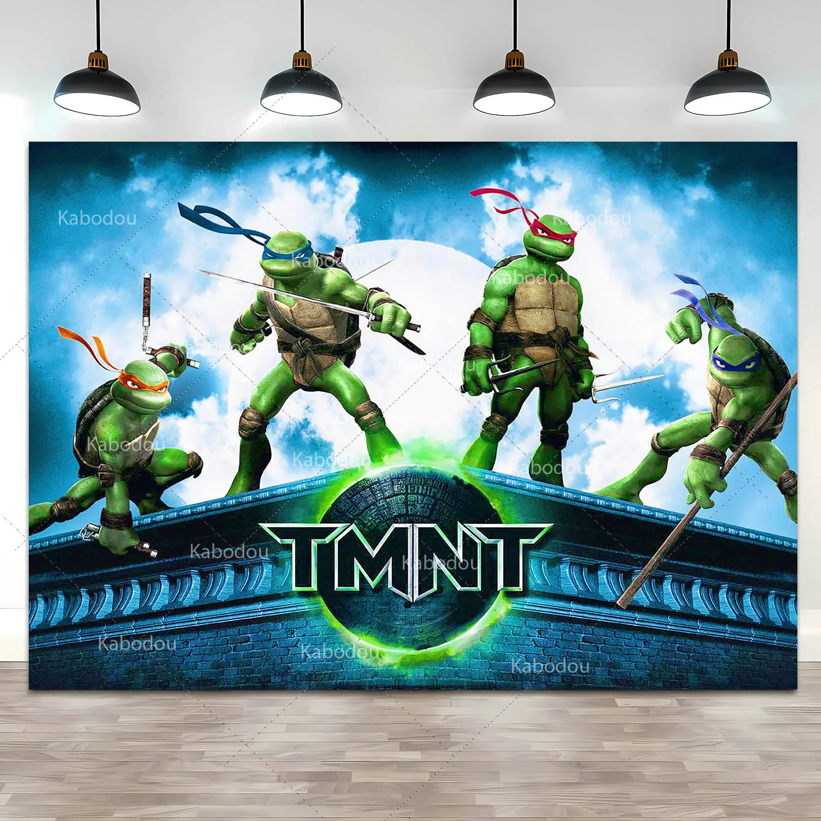 Ninja Turtles, Polyester 300x200cm