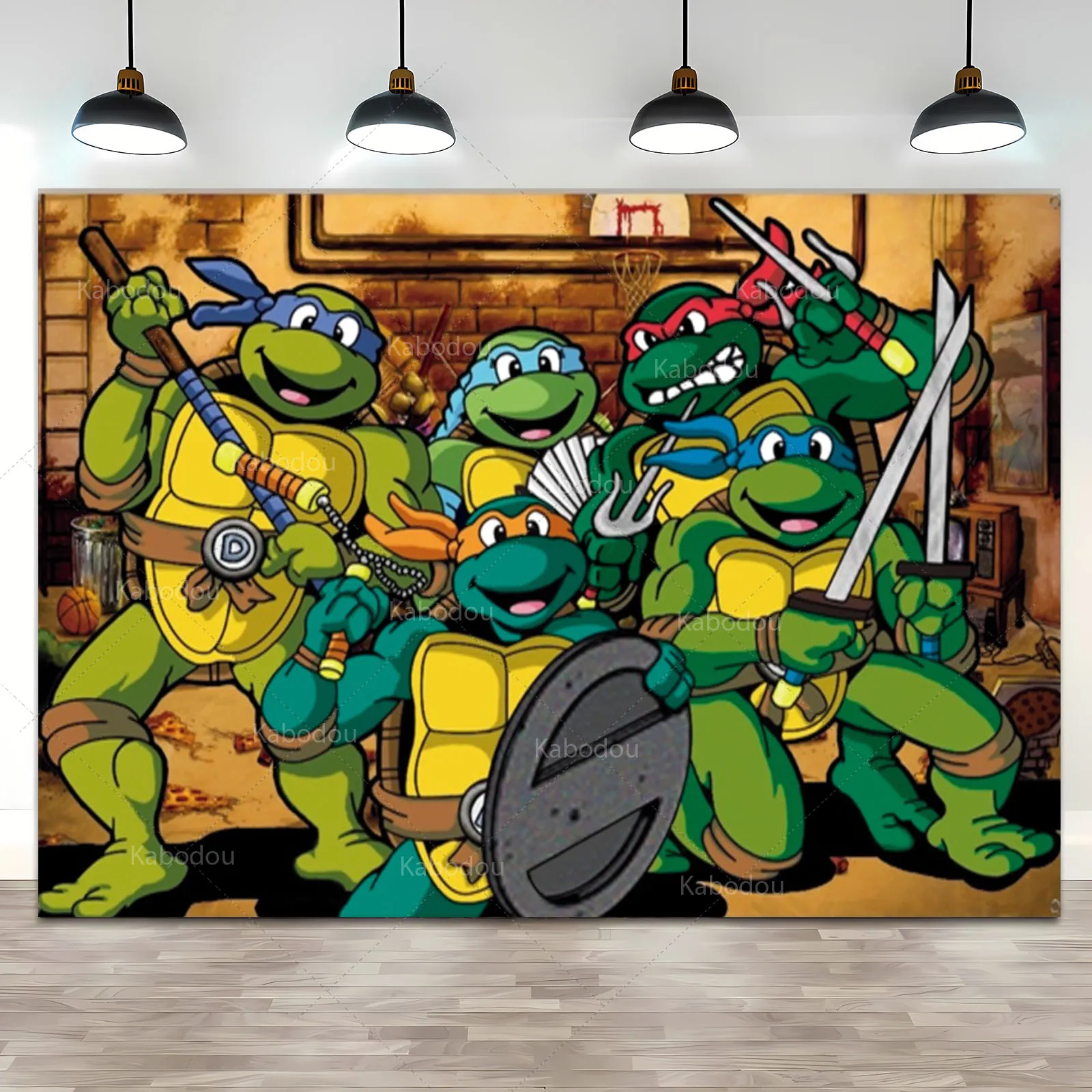 Ninja Turtles6, Polyester 200x180cm