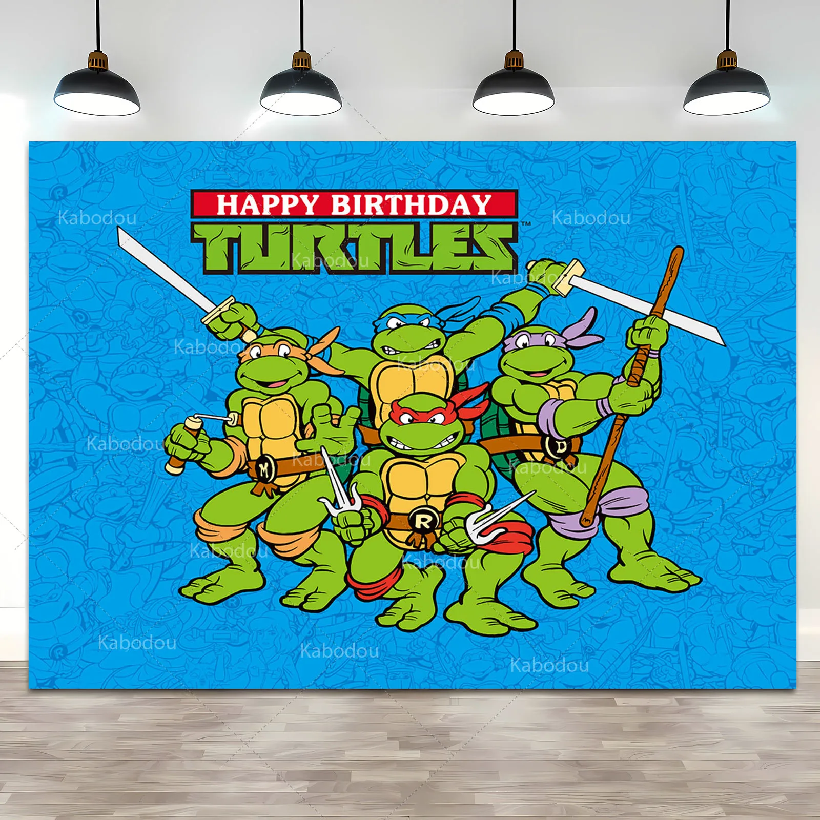 Ninja Turtles, Vinyl 300x200cm