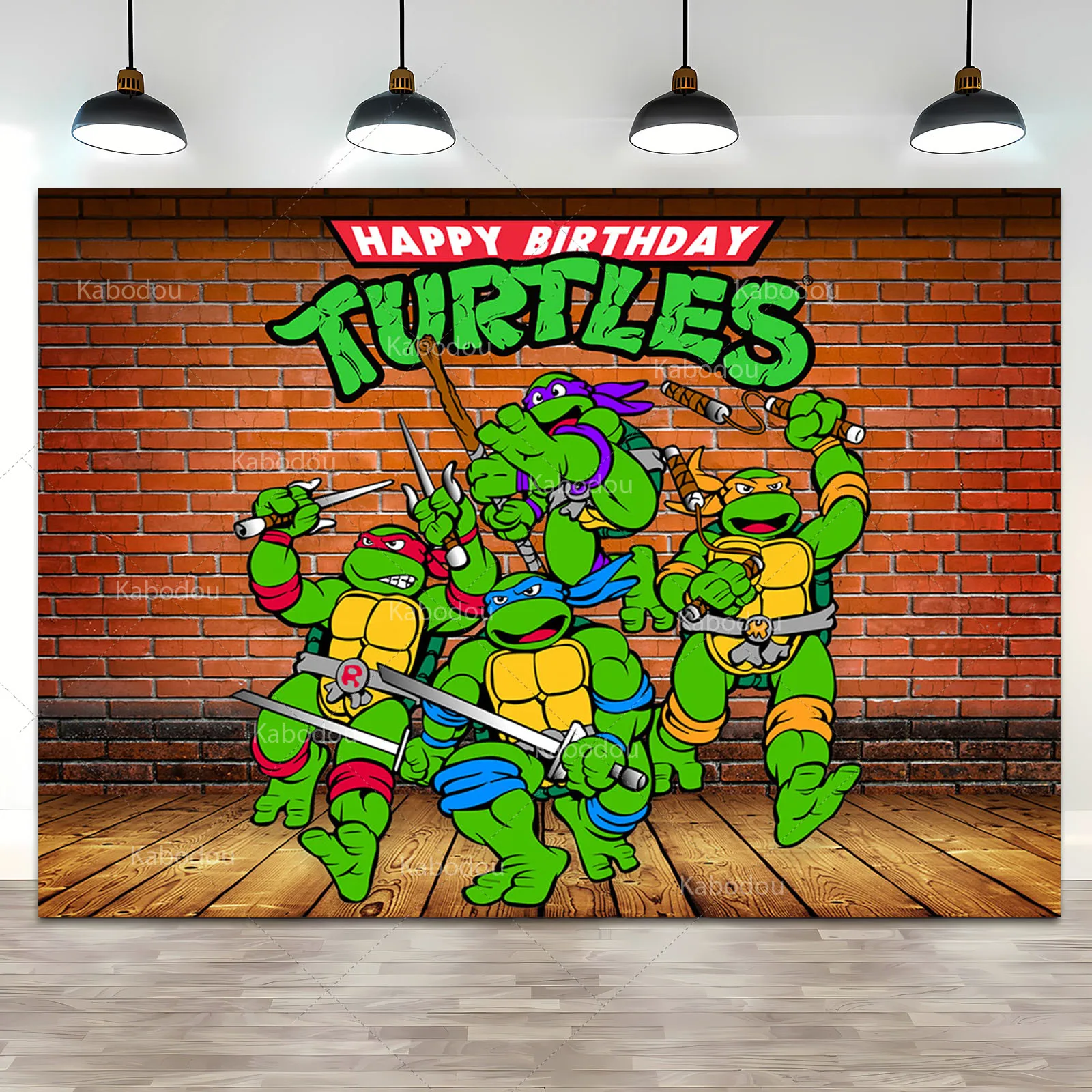 Ninja Turtles, Vinyl 250x200cm