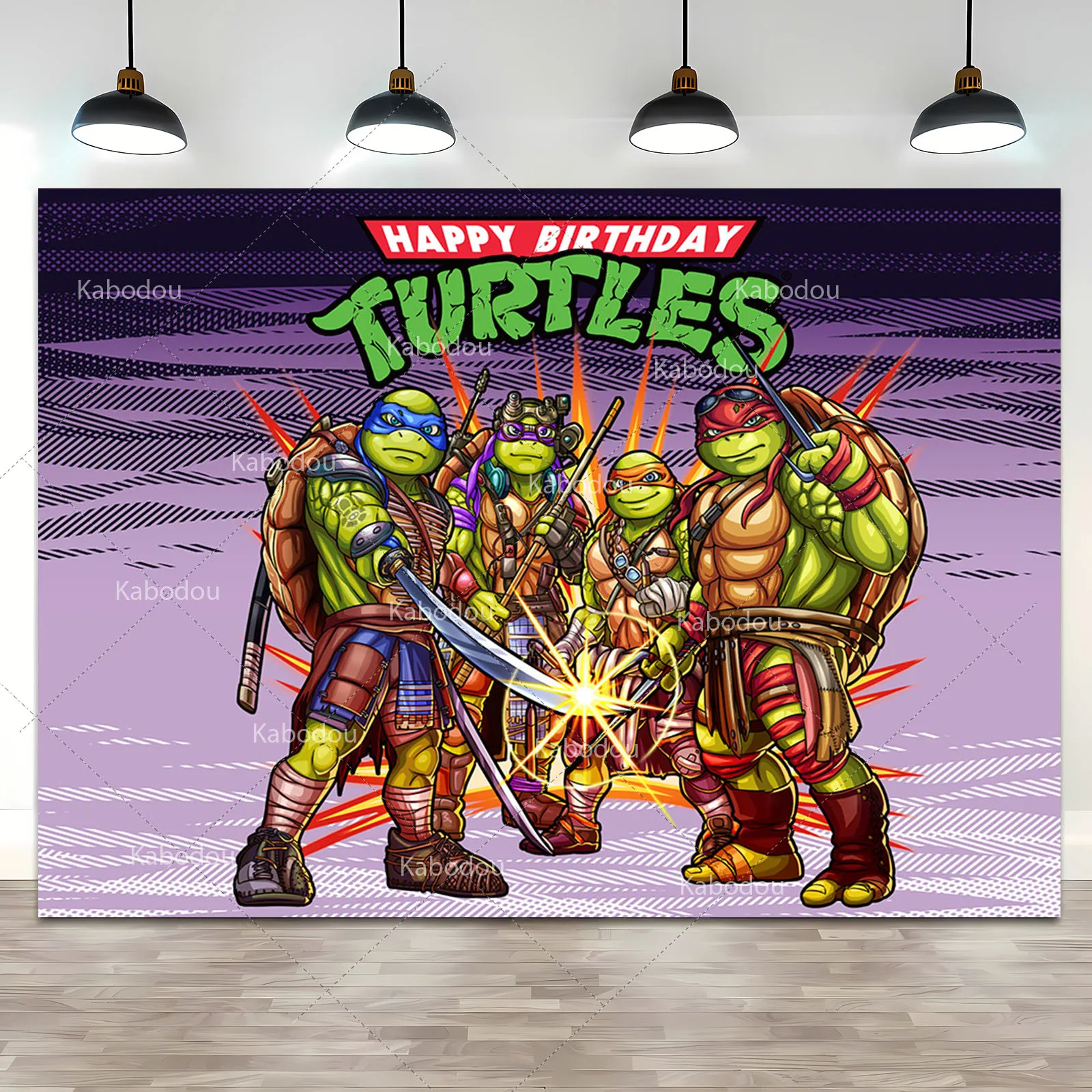 Ninja Turtles, Vinyl 200x180cm