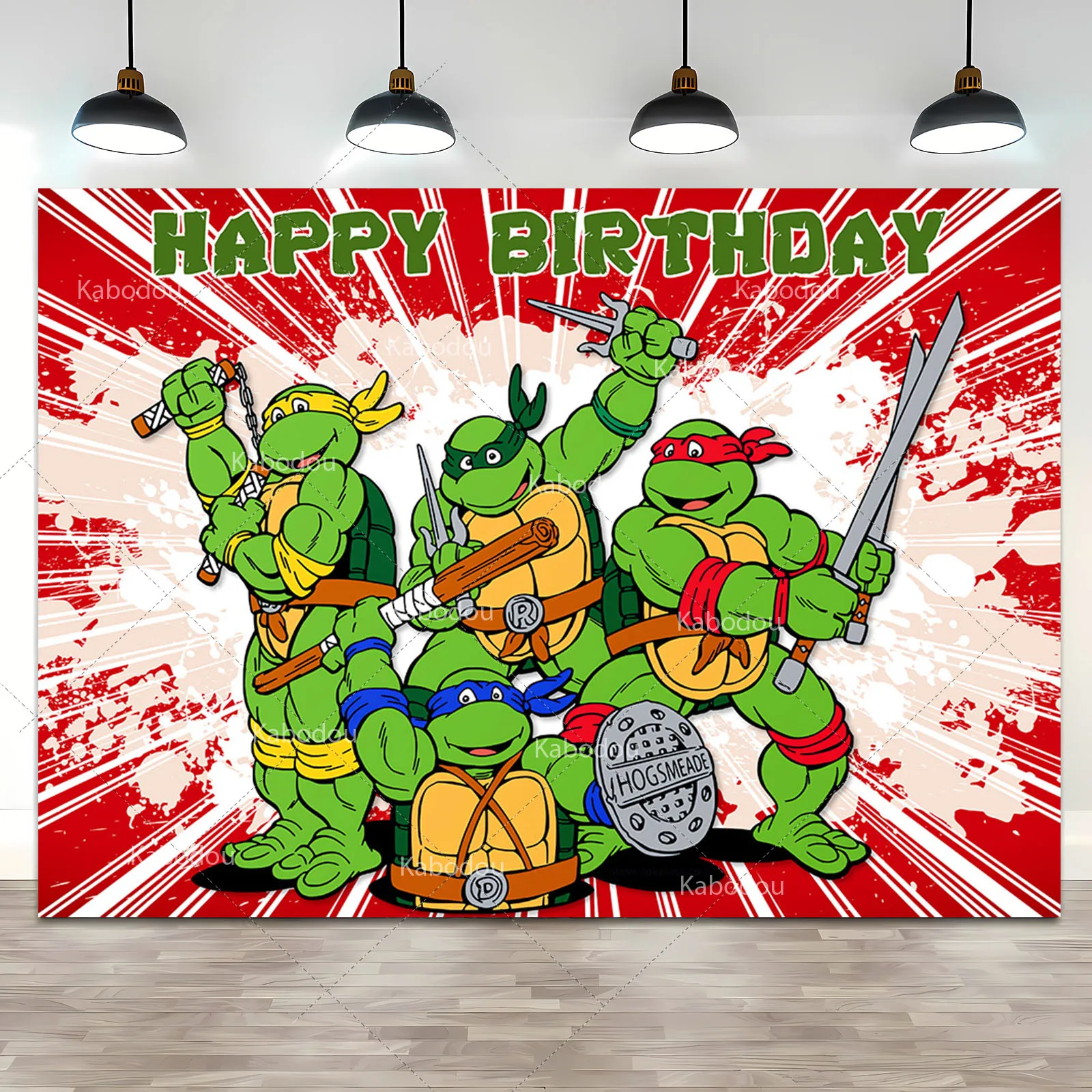 Ninja Turtles, Vinyl 180x120cm