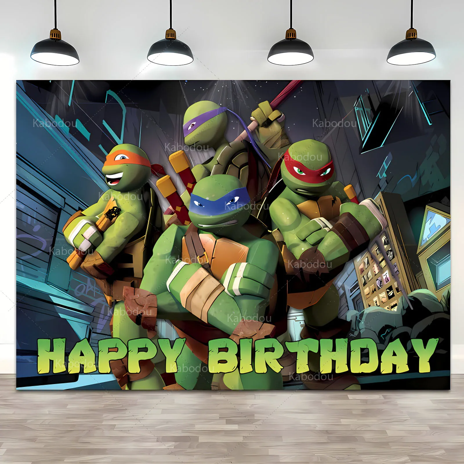 Ninja Turtles, Polyester 180x120cm