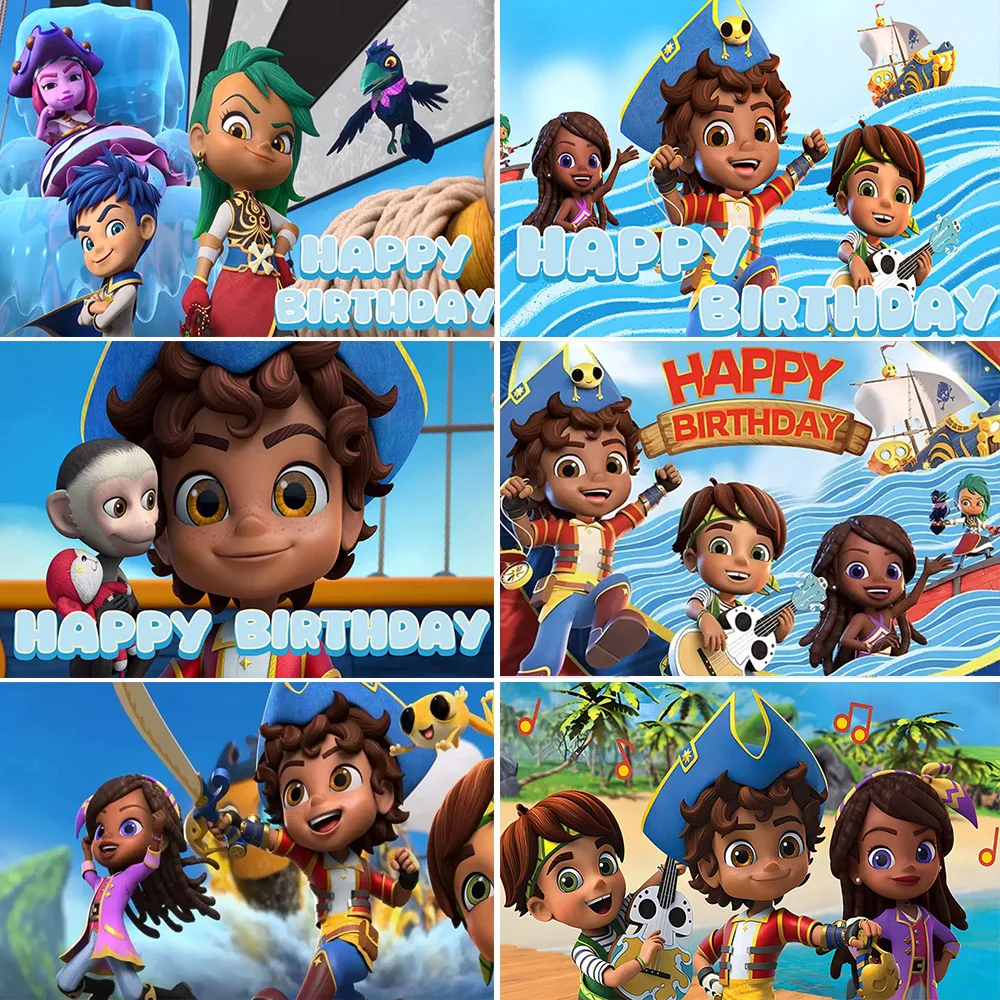 Pirate Santiago Theme Kids Birthday Party Customiz
