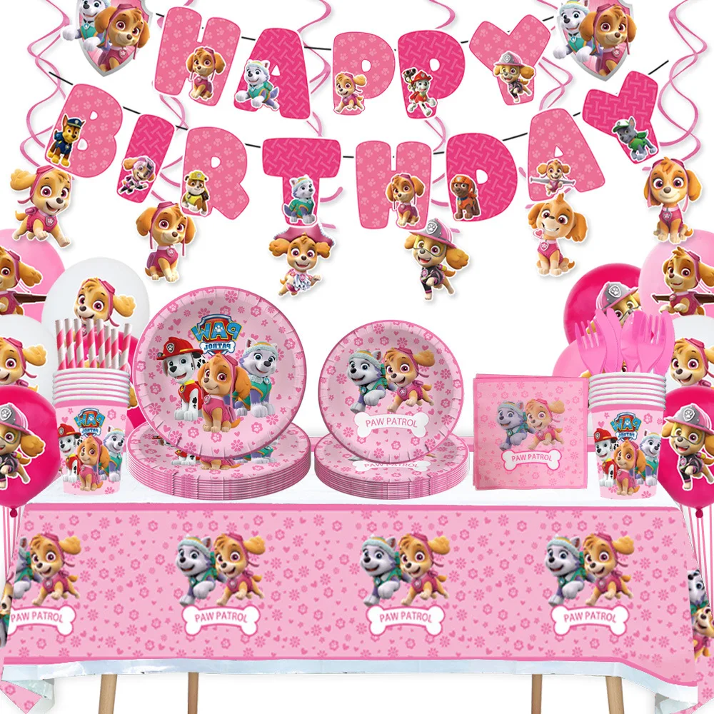 Pink Rescue Pups Skye Birthday Party Decorations S