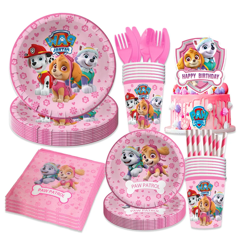 Pink Rescue Pups Skye Birthday Party Decorations S