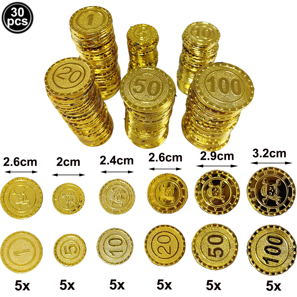 30pcs coins