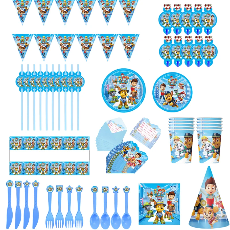 Rescue Pups Theme Birthday Party Supply Disposable