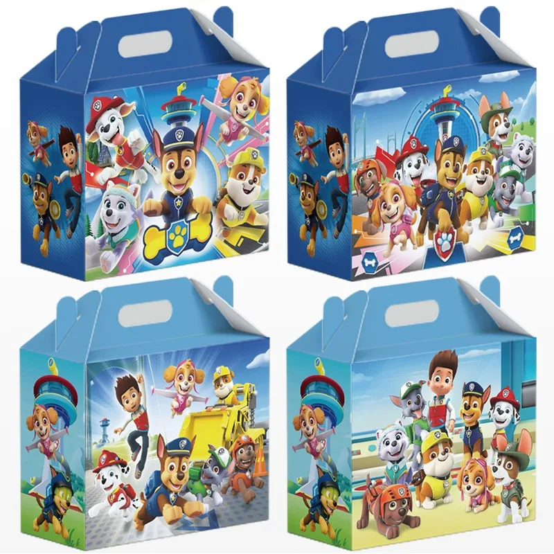 12Pcs Rescue Pups Candy Box Birthday Gifts Decor M