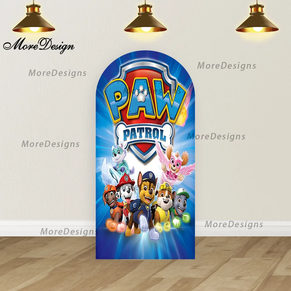 Rescue Pups Arch Photo Backdrop Baby Shower Decora