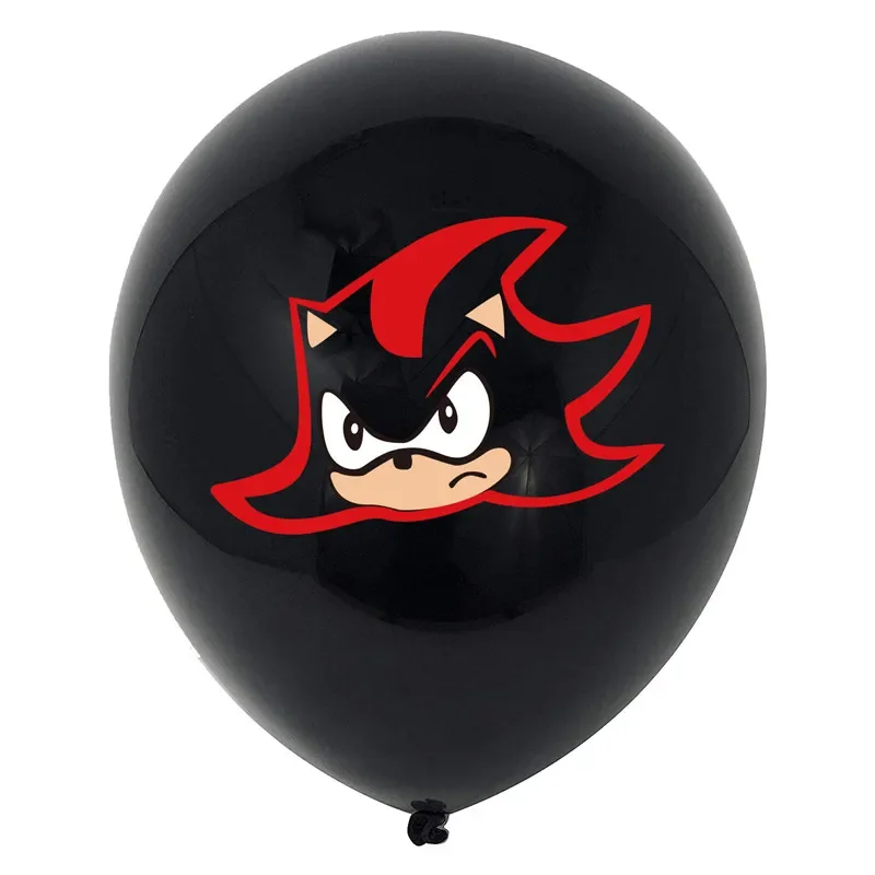 10pcs Sonic Latex Balloons the Hedgehog Superhero 