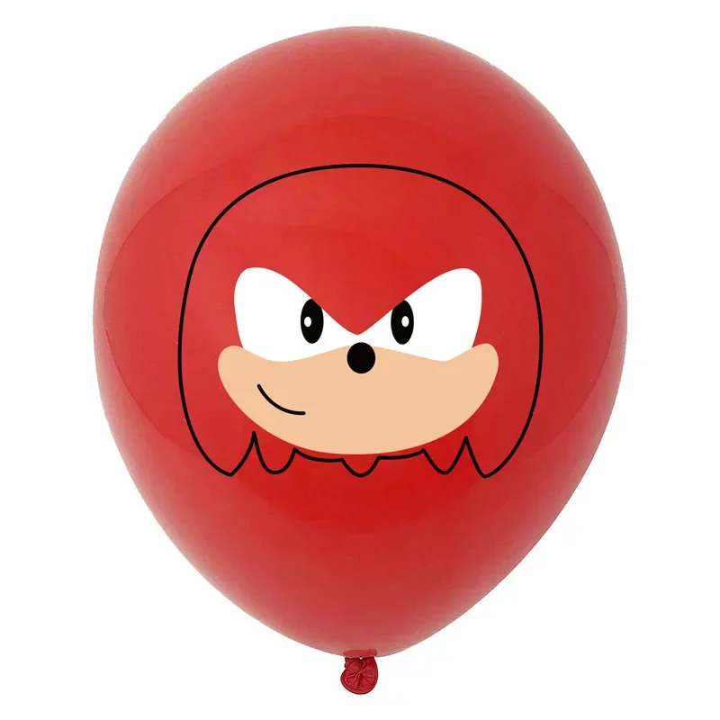 10pcs Sonic Latex Balloons the Hedgehog Superhero 
