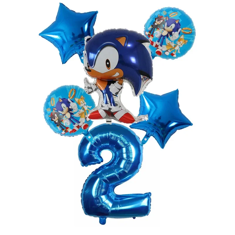 Cartoon Sonic Cartoon Balloon Digital Combo Set Bo