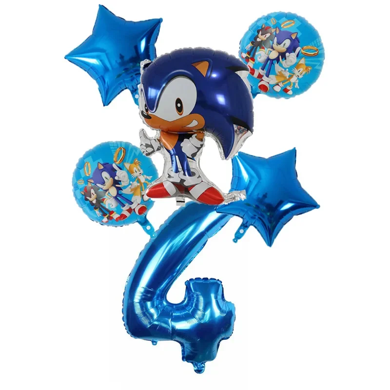 Cartoon Sonic Cartoon Balloon Digital Combo Set Bo