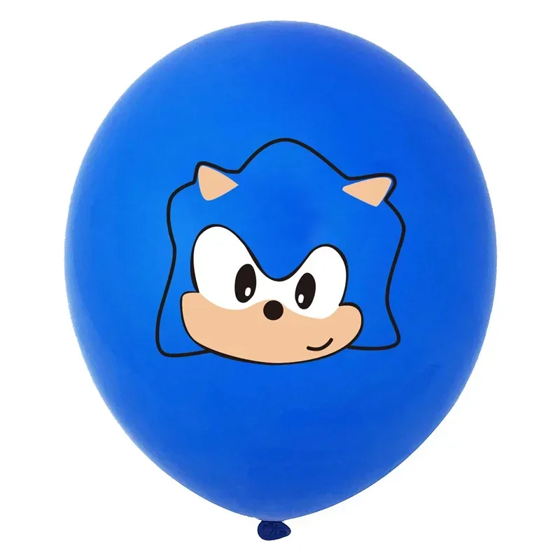 10pcs Sonic Latex Balloons Sonic Superhero Game Fa