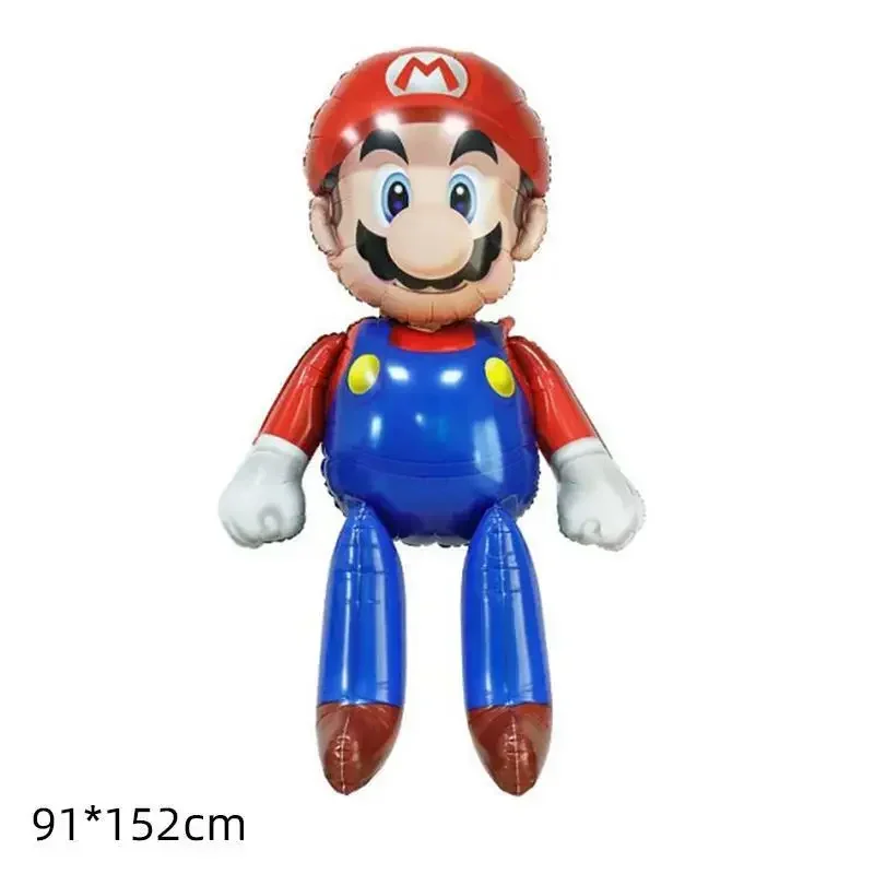 3D Mushroom Kingdom Cartoon Foil Balloon Mario Cha