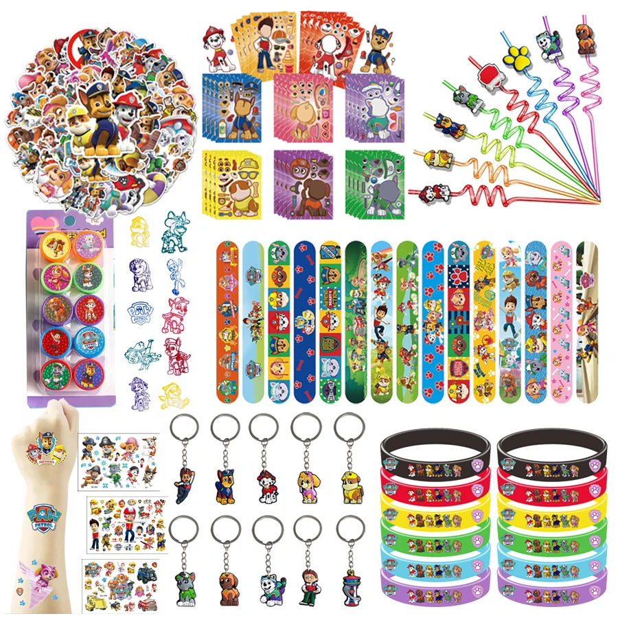 Rescue Pups Party Favors Gifts Toys Reusable Straw