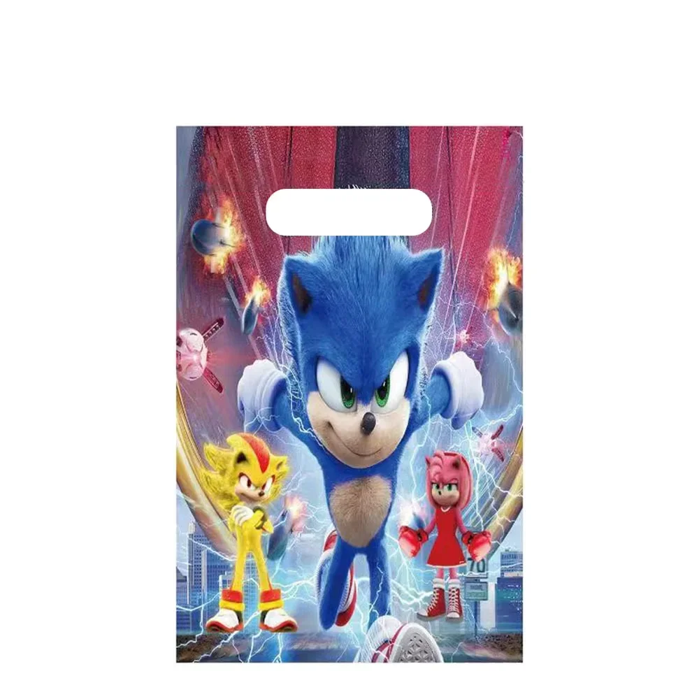 Hot Sale Sonic Birthday Party Gift Bags Candy Bags