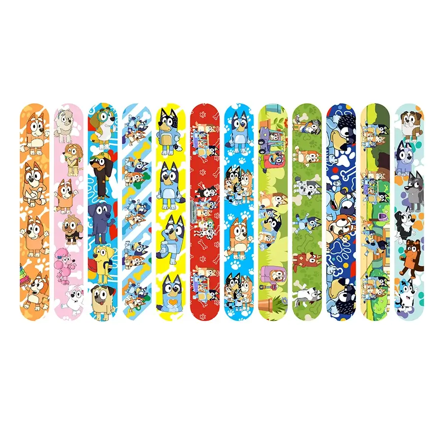 Blue Puppy Slap Bracelets Party Favors