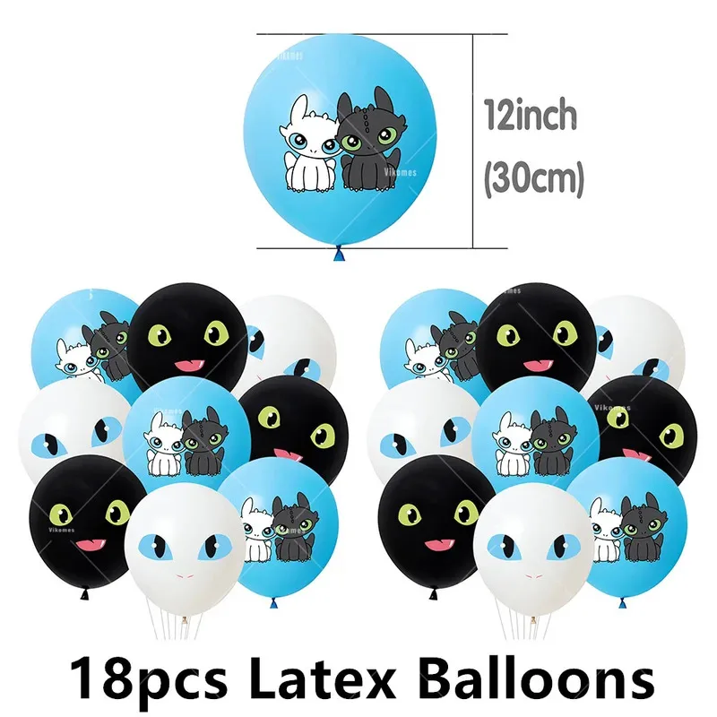 1set How To Train Dragoned Balloons No Teeth Tooth