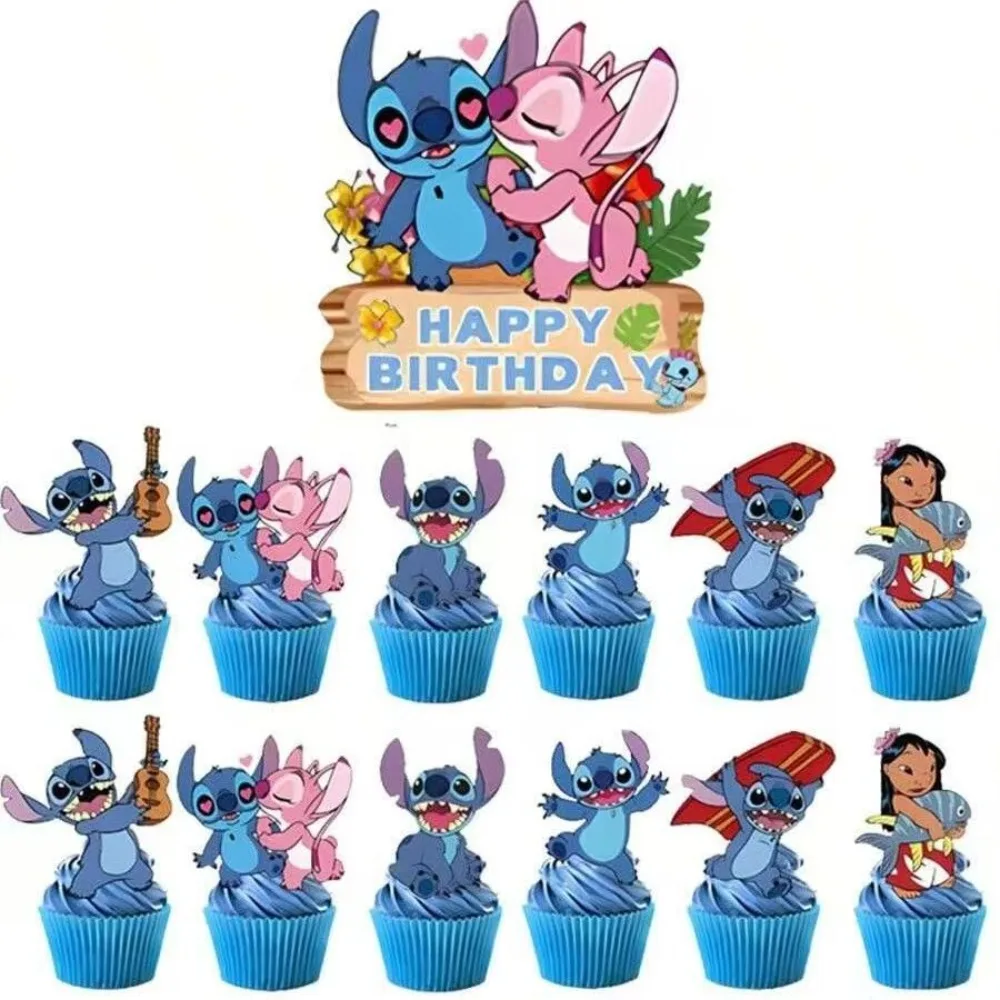 Blue Alien Stitch Birthday Number 1-9 Party Balloo