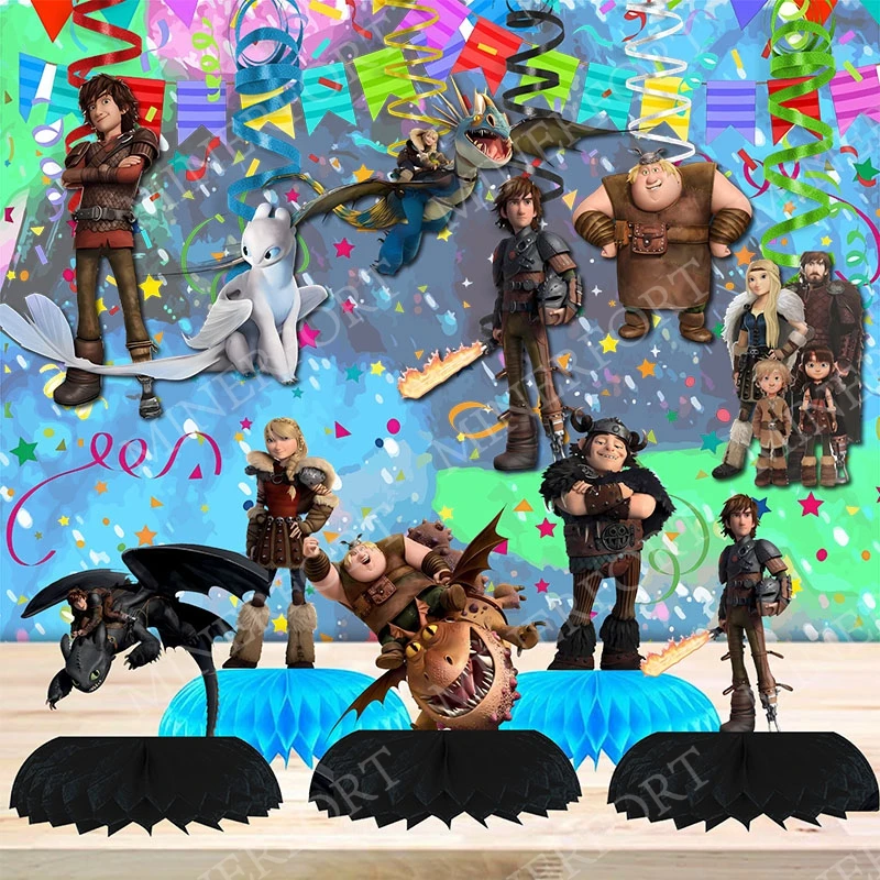 How to Train Your Cartoon Dragon Spiral Swirl Hone