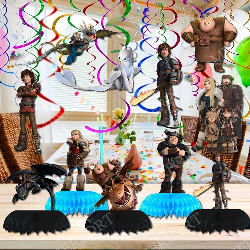 How to Train Your Cartoon Dragon Spiral Swirl Hone