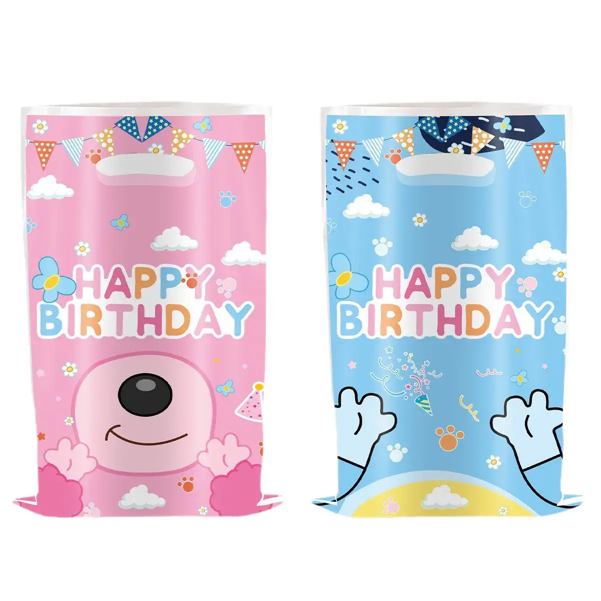 Blue Puppy Cartoon Dog Gift Bags