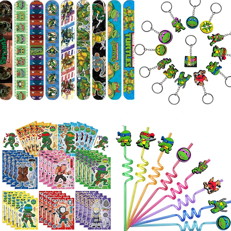 Cartoon Party Favor Supplies Anime Ninjas Turtles 