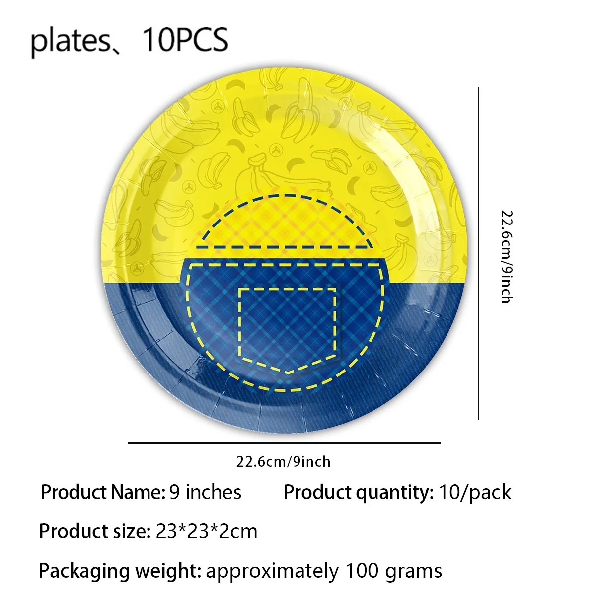 10pcs 9inch plate, other