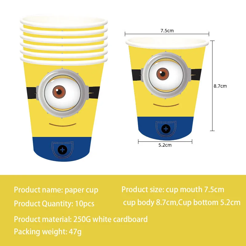 Cartoon Minions Theme Birthday Party Decoration Di