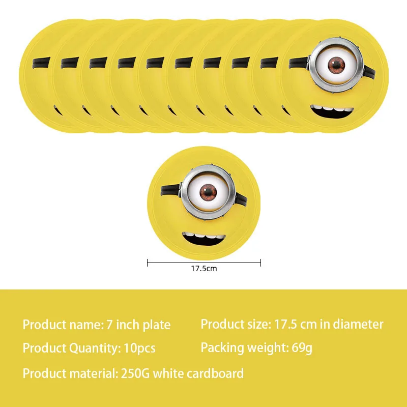 7 inch plate 10pcs