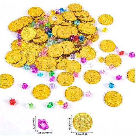 100pcs  gem coin, United States