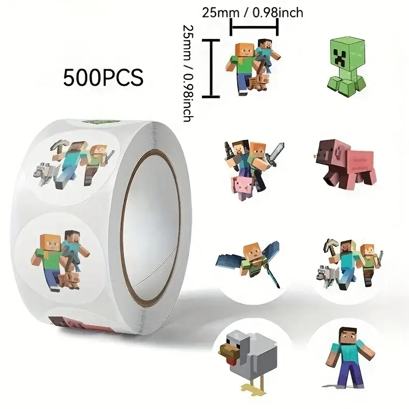 96 Hot Game Minecraft Birthday Party dinnerware Di