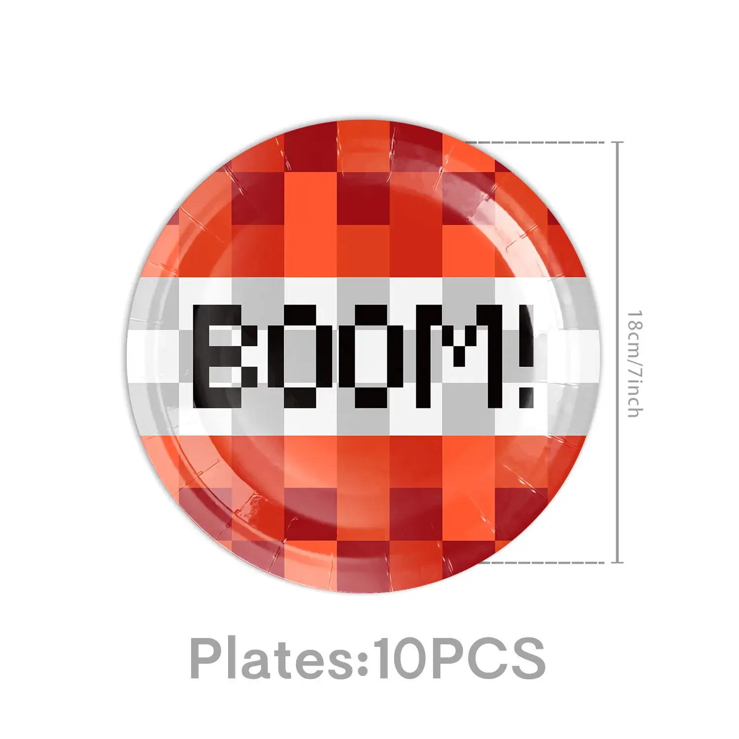 Hot Game Minecraft Birthday Party dinnerware Dispo