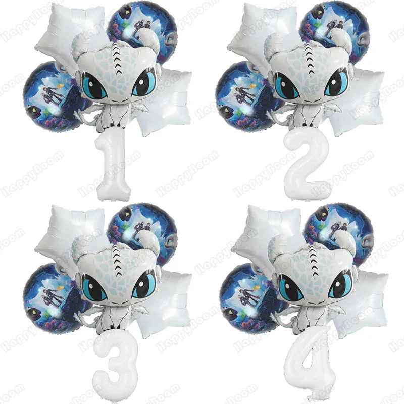 6pcs Cartoon How To Train Your Dargon Theme Toothl