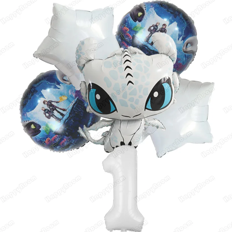 6pcs Cartoon How To Train Your Dargon Theme Toothl