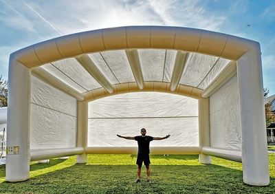 Airtight Inflatable Tent (26 ft L x 20 ft W x 16.5 ft H)